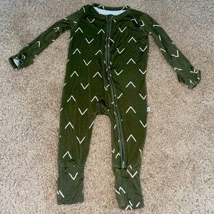 Bamboo convertible romper baby pajama